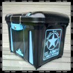 チェンジメイカー カブ用リアボックスプコブルー