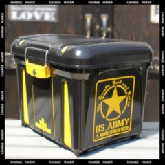 スーパーカブ/クロスカブ用リアボックス イエロー