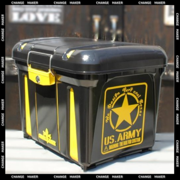 スーパーカブ/クロスカブ用リアボックス イエロー